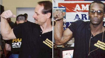 Allen Fisher (links) und Andrew "Cobra" Rhodes